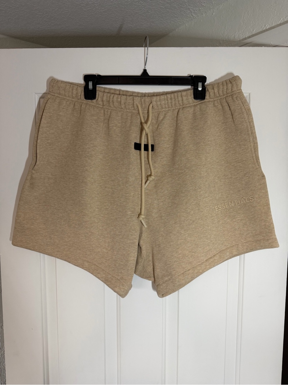Fear of God Essentials Men's Tan Drawstring Athletic Shorts